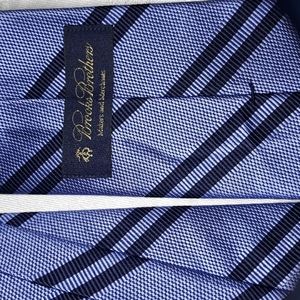 Brooks Brothers blue on blue striped silk tie